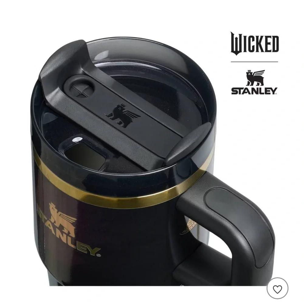 Stanley 20 oz Stainless Steel H2.0 Flowstate Quencher Tumbler Elphaba For Good - Picture 3 of 4